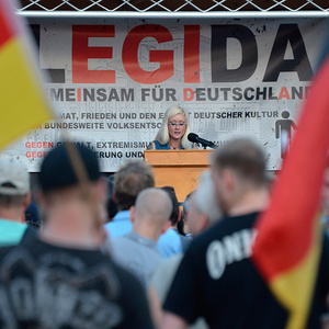 Legida-Kundgebung in Leipzig am 3. August 2015
