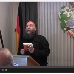 Alexandr Dugin als Redner bei der „Bielefelder Ideenwerkstatt“.