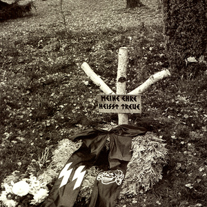 Neonazistisches "Heldengedenken" auf dem Soldatenfriedhof in Halbe 1991.
