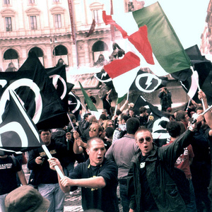 Kundgebung des Blocco Studentesco in Rom