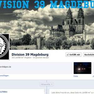 Internetauftritt der "Division 39 Magdeburg".