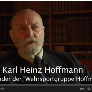 Karl Heinz Hoffmann tritt mittlerweile wieder öffentlich als "Zeitzeuge" auf.