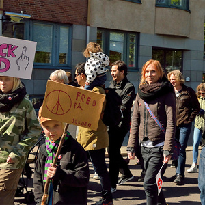 Protest gegen „Sverigedemokraterna“