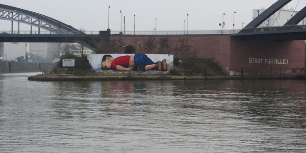 Graffito: Alan Kurdi