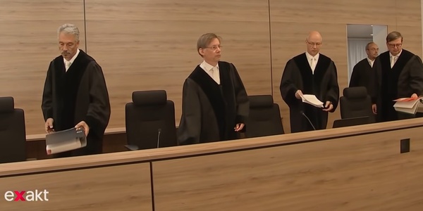 Das Oberlandesgericht in Dresden bei der Arbeit.