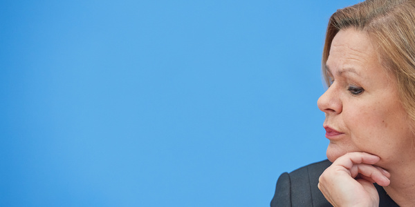 Innenministerin Nancy Faser