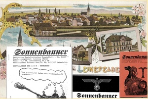 Leinefelde Postkarte Sonnenbanner