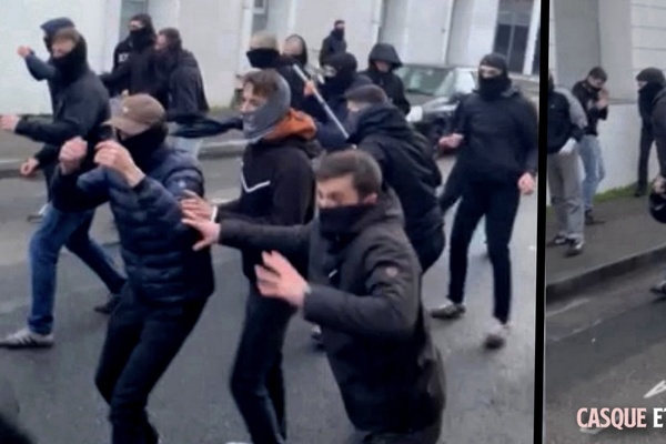 Lyon Nazi Schläger