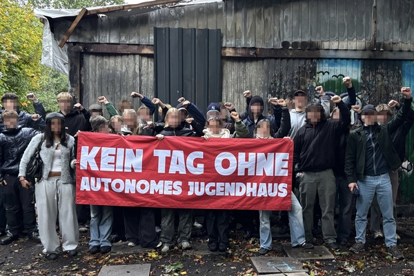 Abbildung von Supportern des AJH Bargtheide