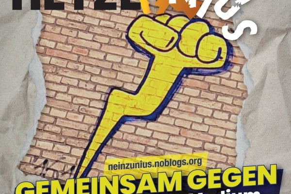 Plakat gegen Nius