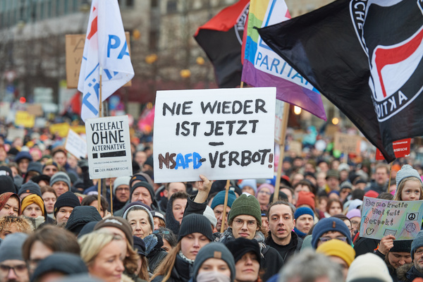 AfD Verbot Demo