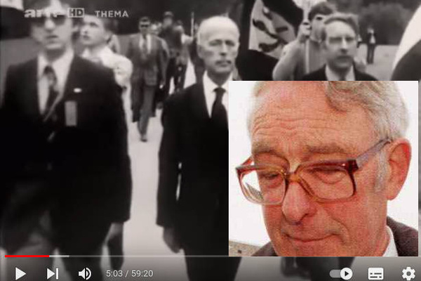 Manfred Roeder (rechts) galt als Kopf der "Deutschen Aktionsgruppen".