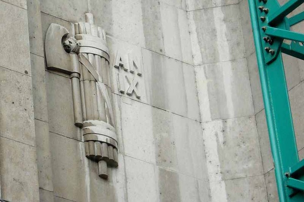 Faschistische Symbolik in Italien.